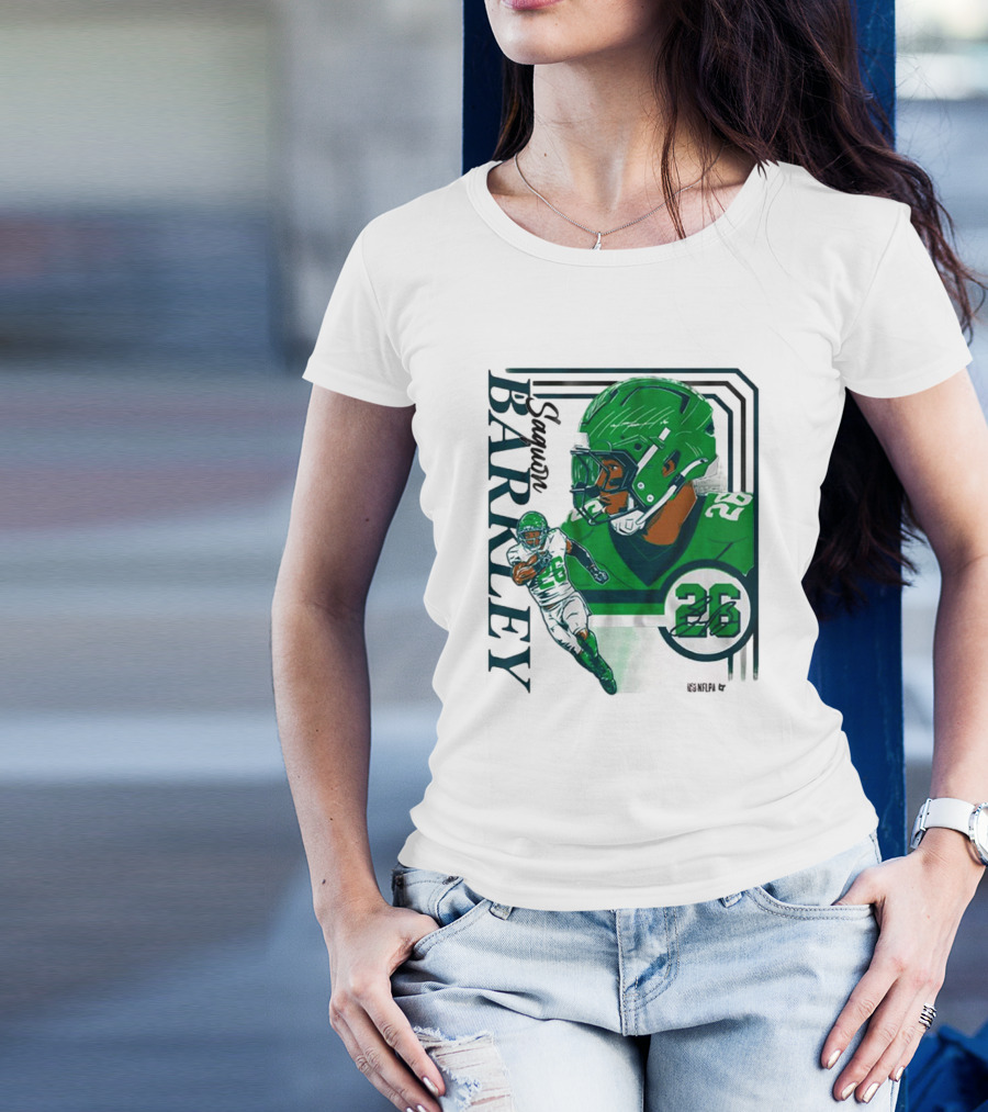 Barkley 26 NFL Philadelphia Eagles Signature Collage T-Shirt