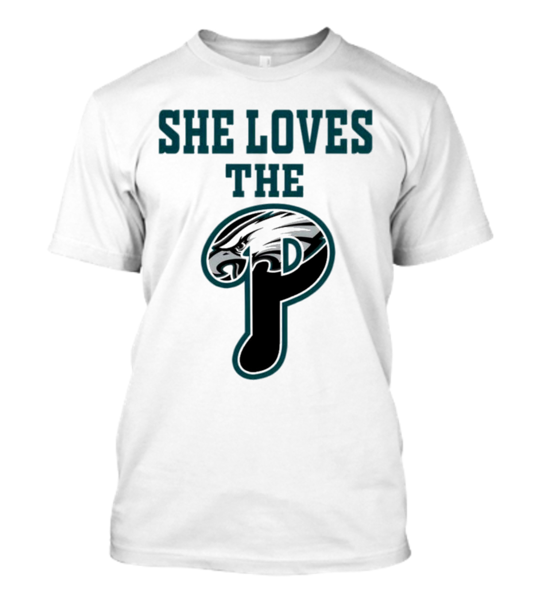 She Loves The Philadelphia Eagles P Birds Football T-Shirt