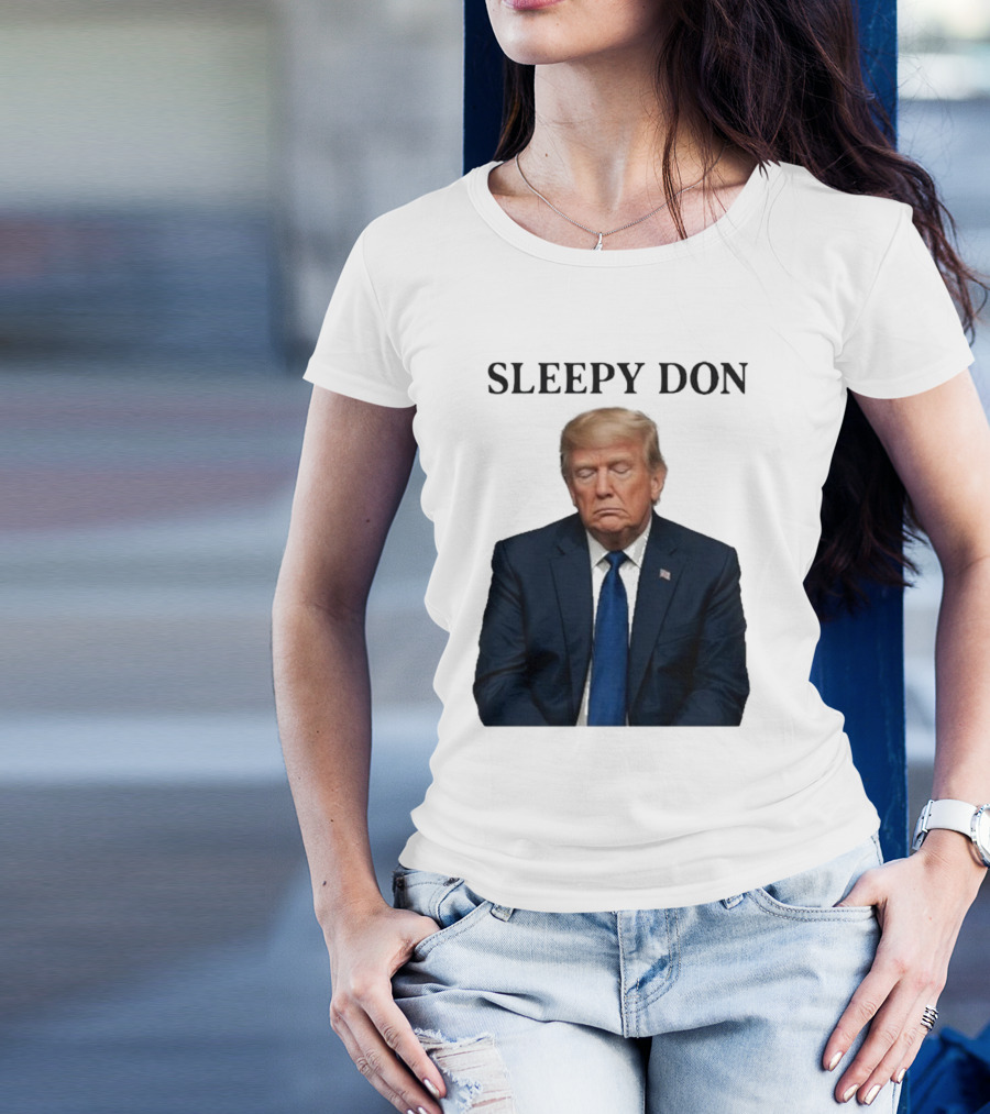 Sleepy Don Donald Trump Sleepy Joe Image T-Shirt