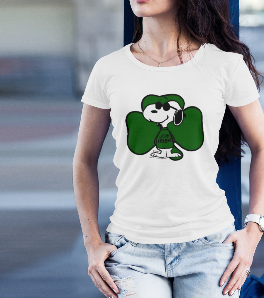 Snoopy Joe Irish Shamrock 1980s Vintage Style T-Shirt