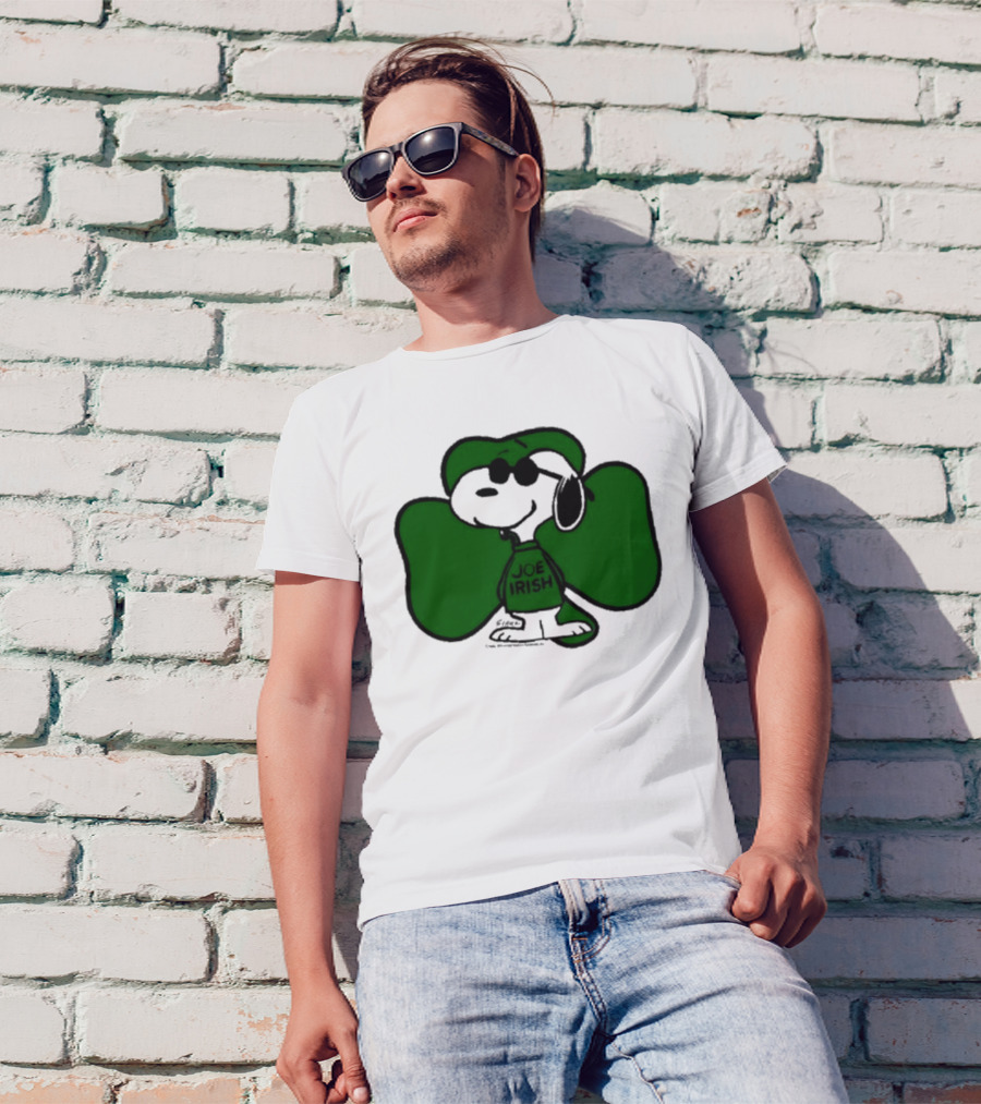 Snoopy Joe Irish Shamrock 1980s Vintage Style T-Shirt