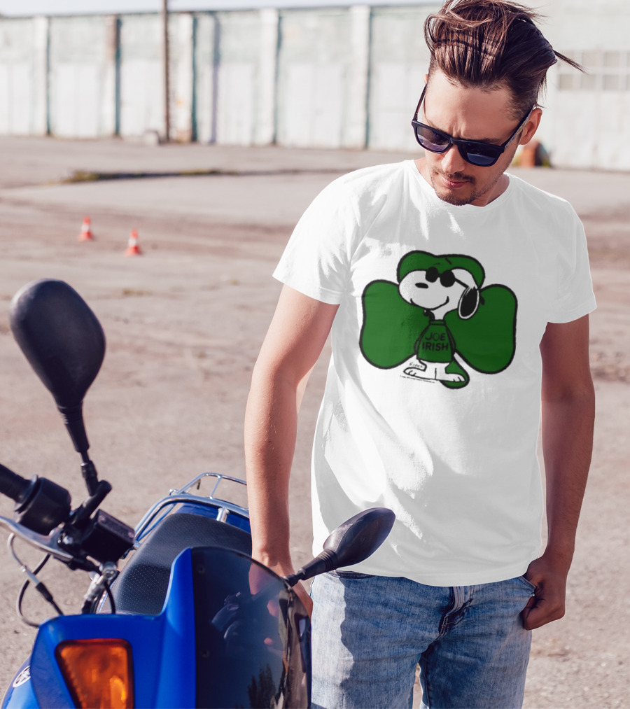 Snoopy Joe Irish Shamrock 1980s Vintage Style T-Shirt