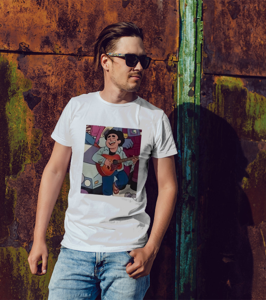 Steven's Journey Growing Up With Guitar And Crystal Gems Adventures T-Shirt