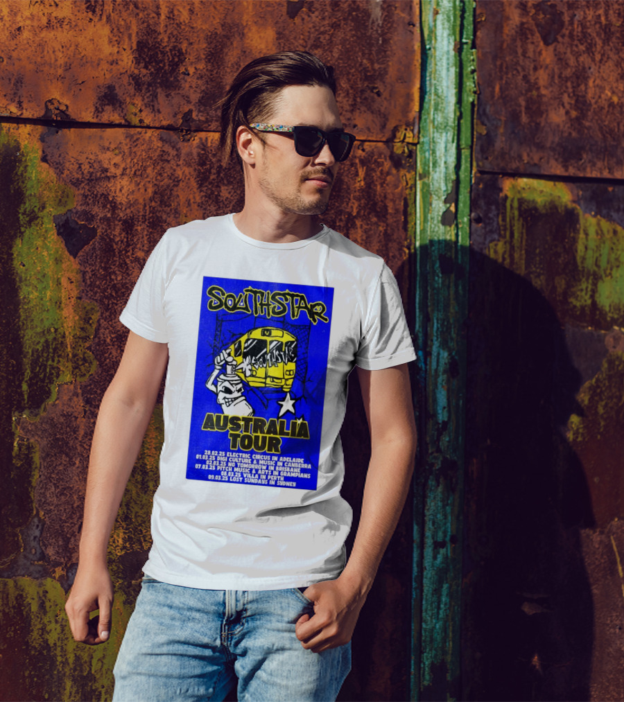 Southstar Australia Tour 2025 Electric Circus Adelaide Digi Culture Music Canberra No Tomorrow Brisbane T-Shirt