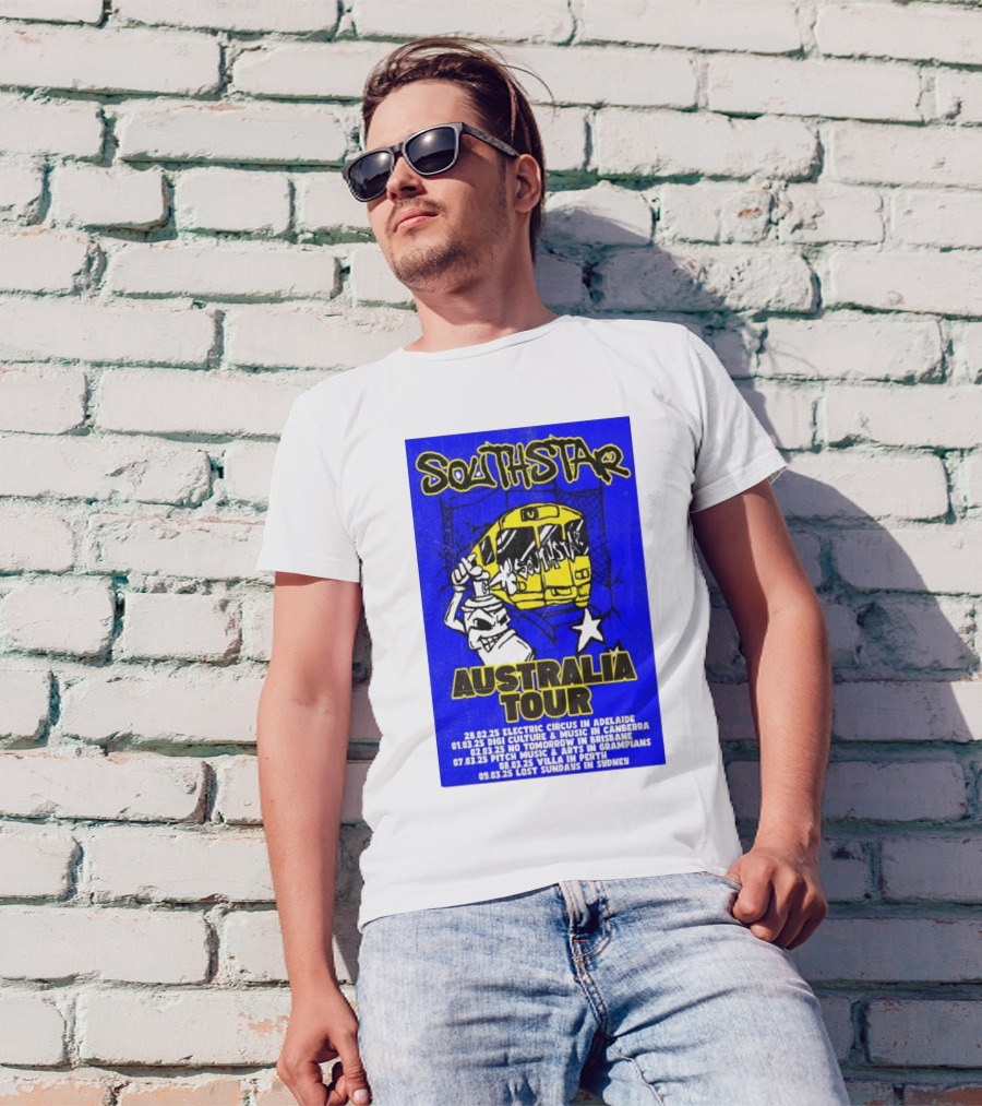 Southstar Australia Tour 2025 Electric Circus Adelaide Digi Culture Music Canberra No Tomorrow Brisbane T-Shirt
