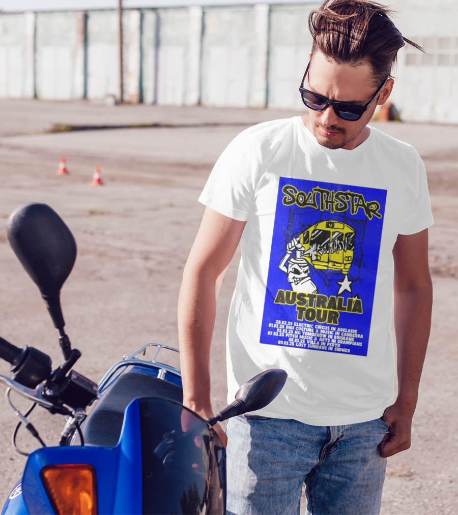 Southstar Australia Tour 2025 Electric Circus Adelaide Digi Culture Music Canberra No Tomorrow Brisbane T-Shirt