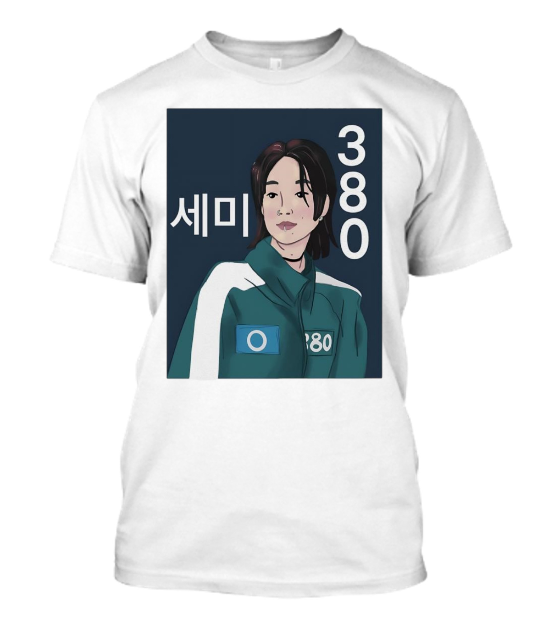 Squid Game Season 2 Se Mi Player 380 Korean Text Visual T-Shirt