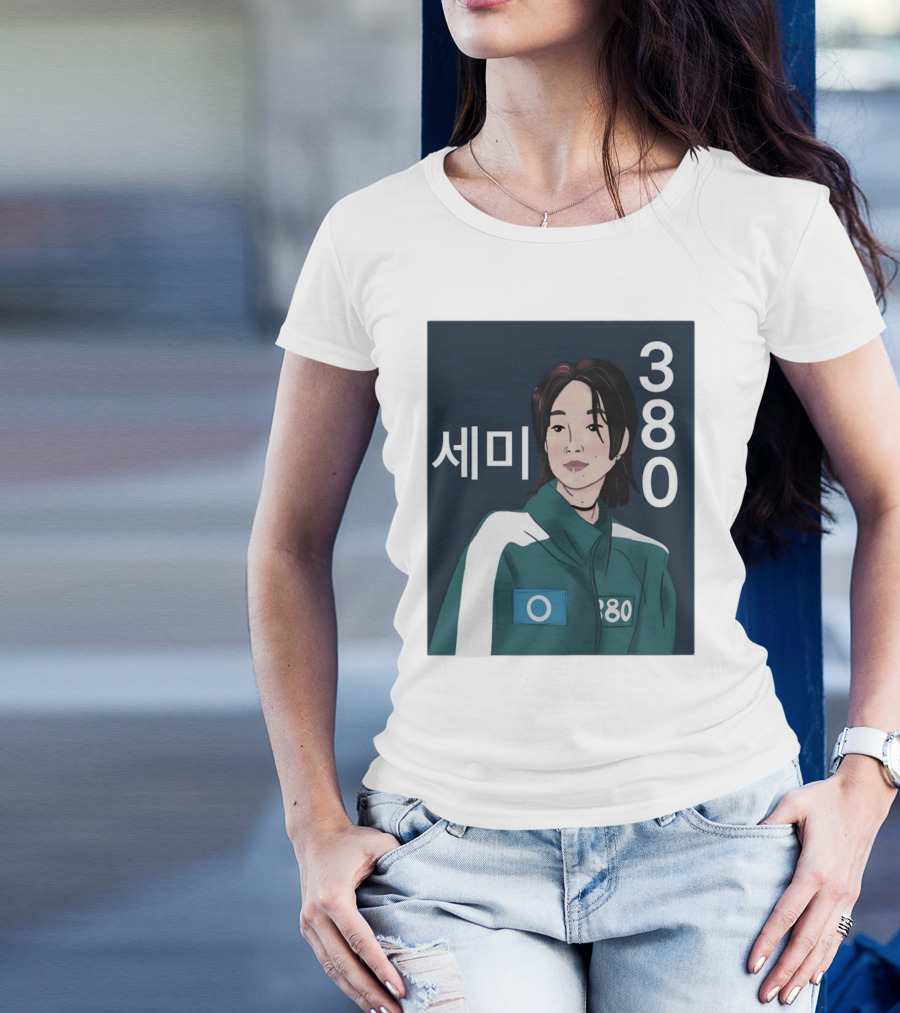 Squid Game Season 2 Se Mi Player 380 Korean Text Visual T-Shirt