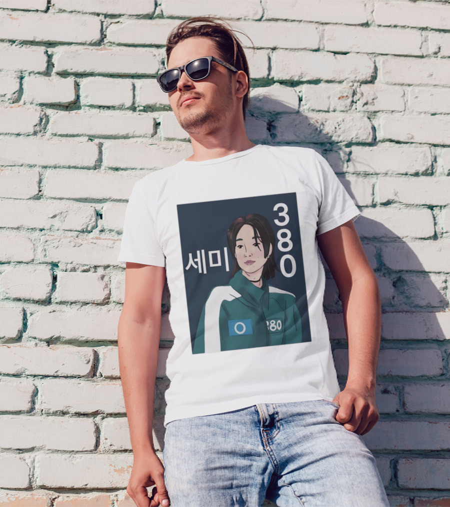 Squid Game Season 2 Se Mi Player 380 Korean Text Visual T-Shirt