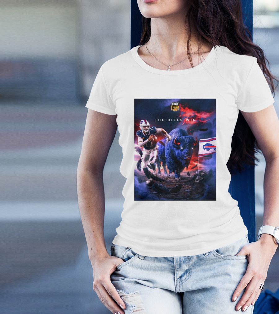 FOX NFL The Bills Win Buffalo Moving On To AFC Championship T-Shirt