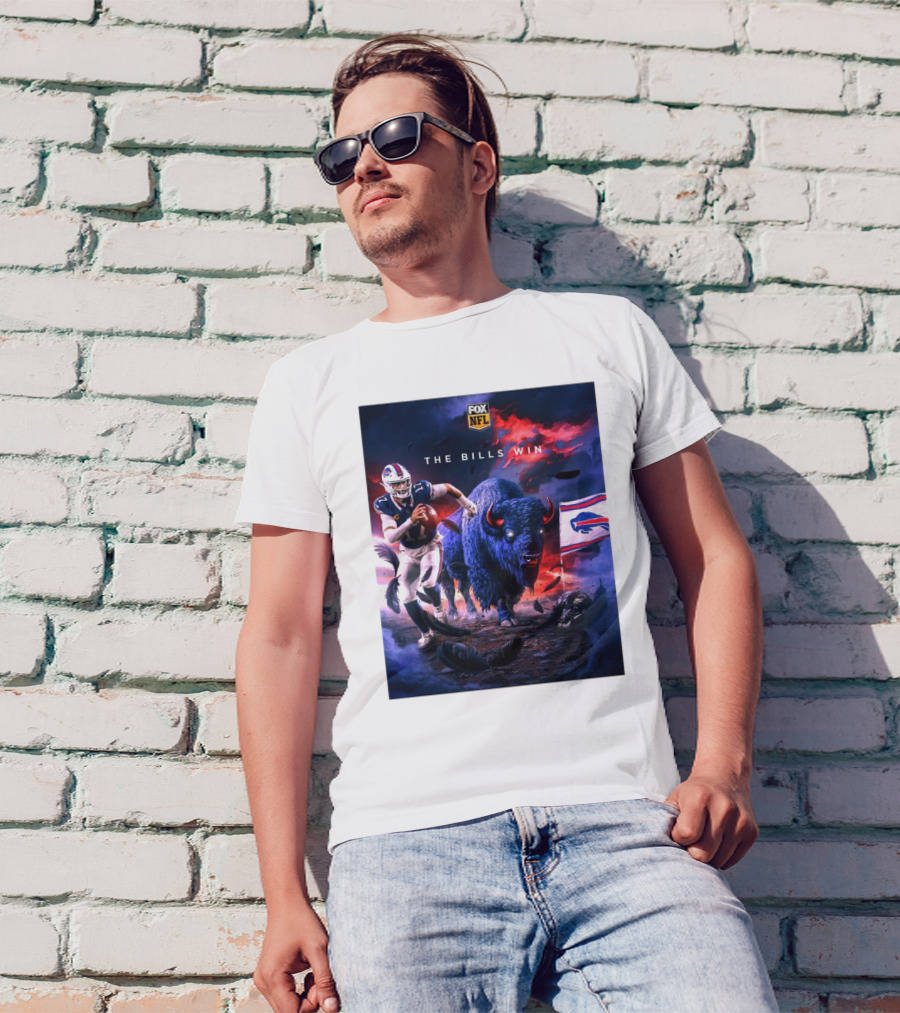 FOX NFL The Bills Win Buffalo Moving On To AFC Championship T-Shirt