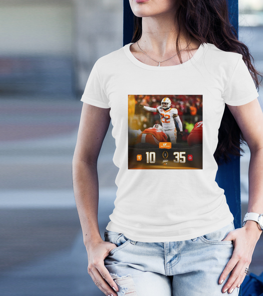 Tennessee Vols 10 Ohio State Buckeyes 35 End Of The Third UT Medical Center T-Shirt