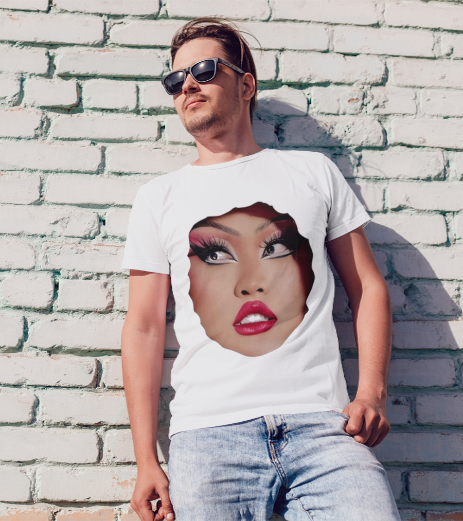 The Joella Dynasty Joella’s Hole Face Art Portrait T-Shirt