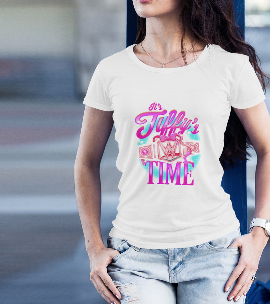 It's Tiffy's Time WWE Championship Belt T-Shirt