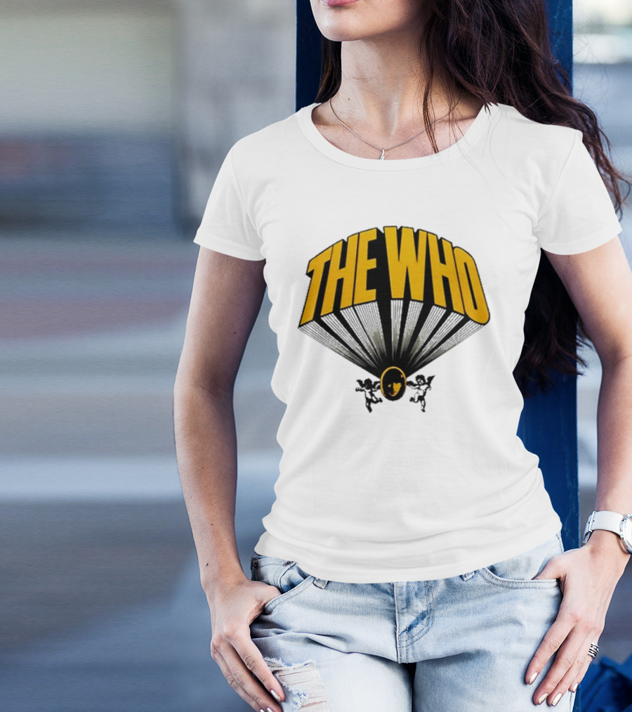 The Who Drum Skin Iconic Band Logo T-Shirt