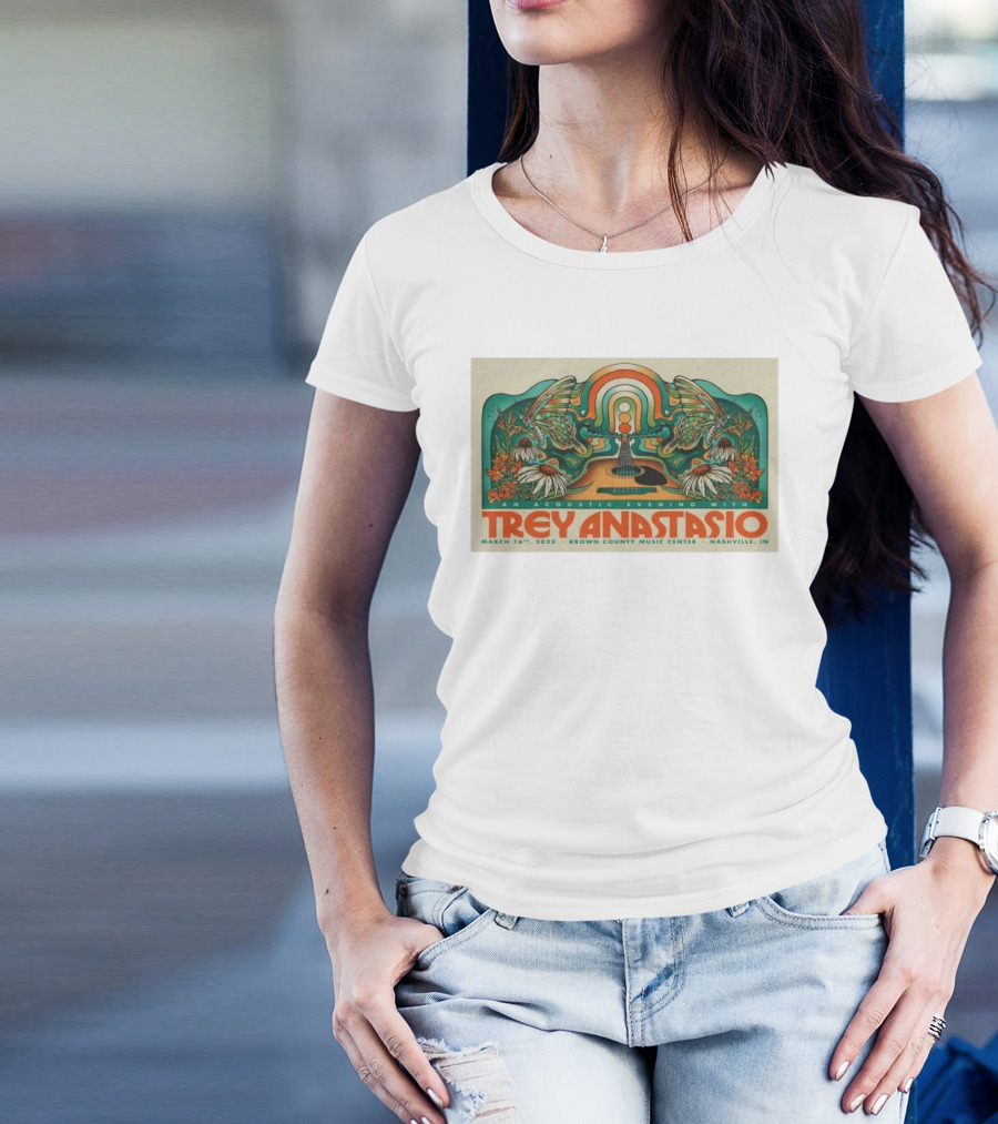 An Acoustic Evening With Trey Anastasio March 16 2025 Brown County Music Center Nashville IN T-Shirt