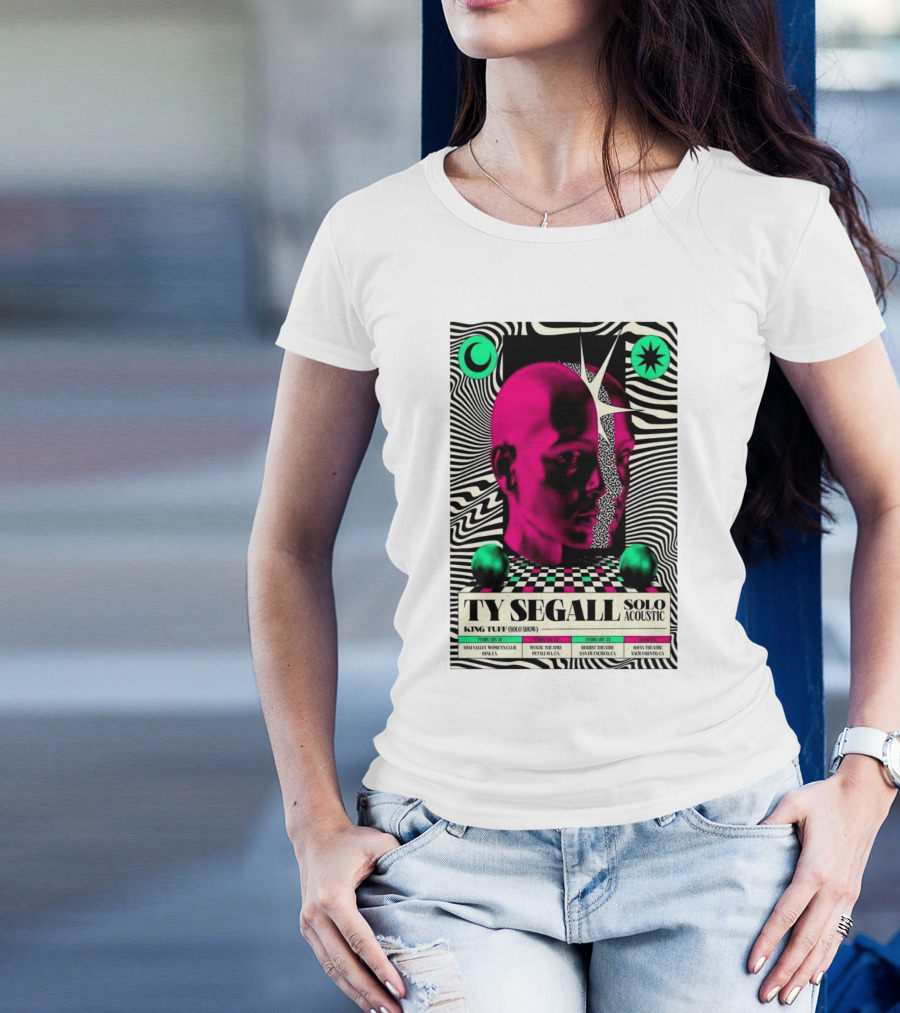 Ty Segall King Tuff Solo Show Acoustic Tour 2025 California Concert T-Shirt