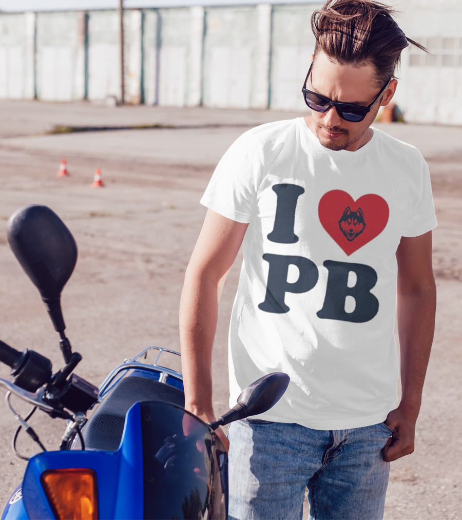 UConn I Heart Huskies Paige Bueckers PB T-Shirt