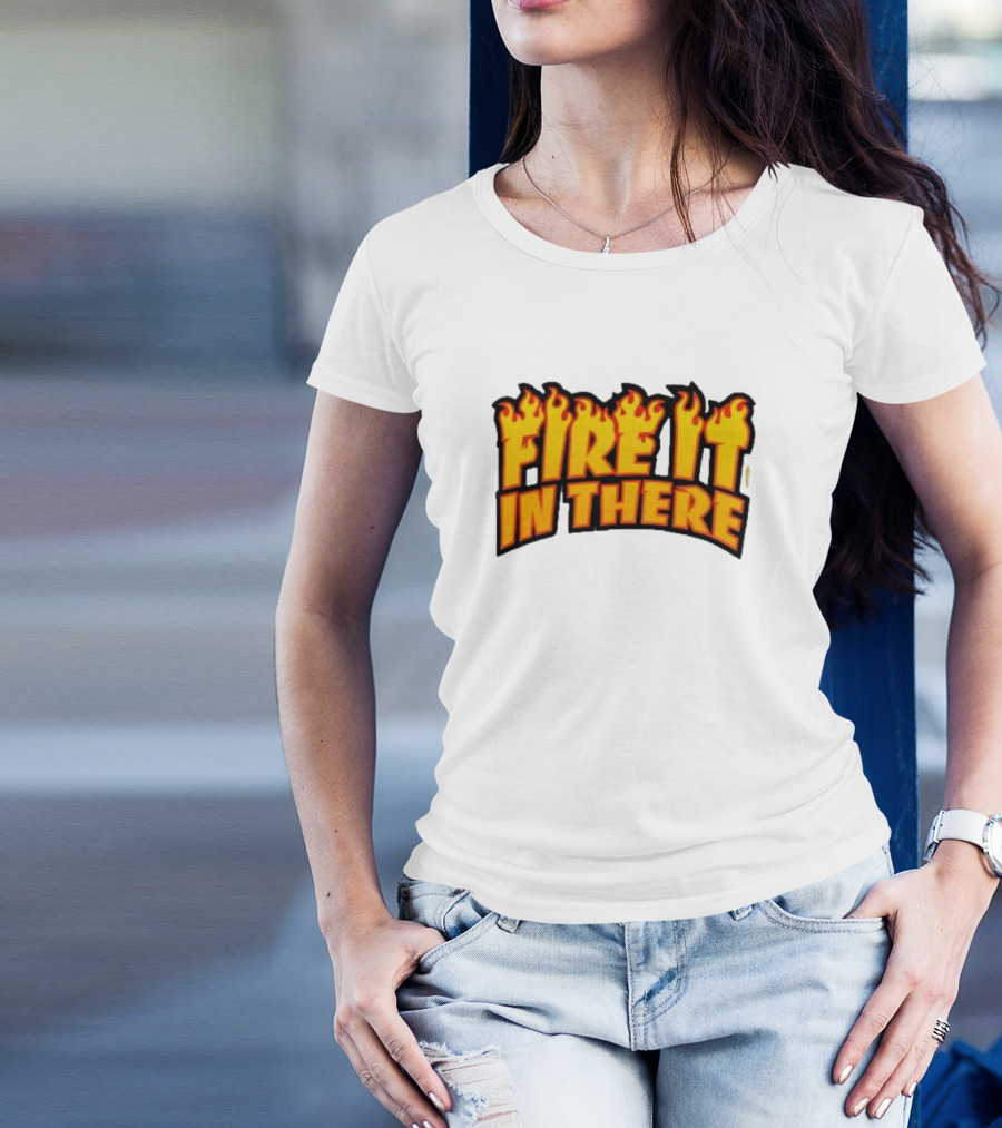 Fire It In There Vegas Matt Flames Design T-Shirt