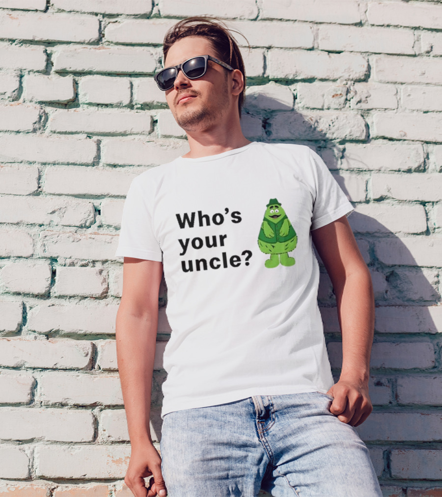 Uncle O’grimacey Who’s Your Uncle Green Character St Patrick’s Day T-Shirt