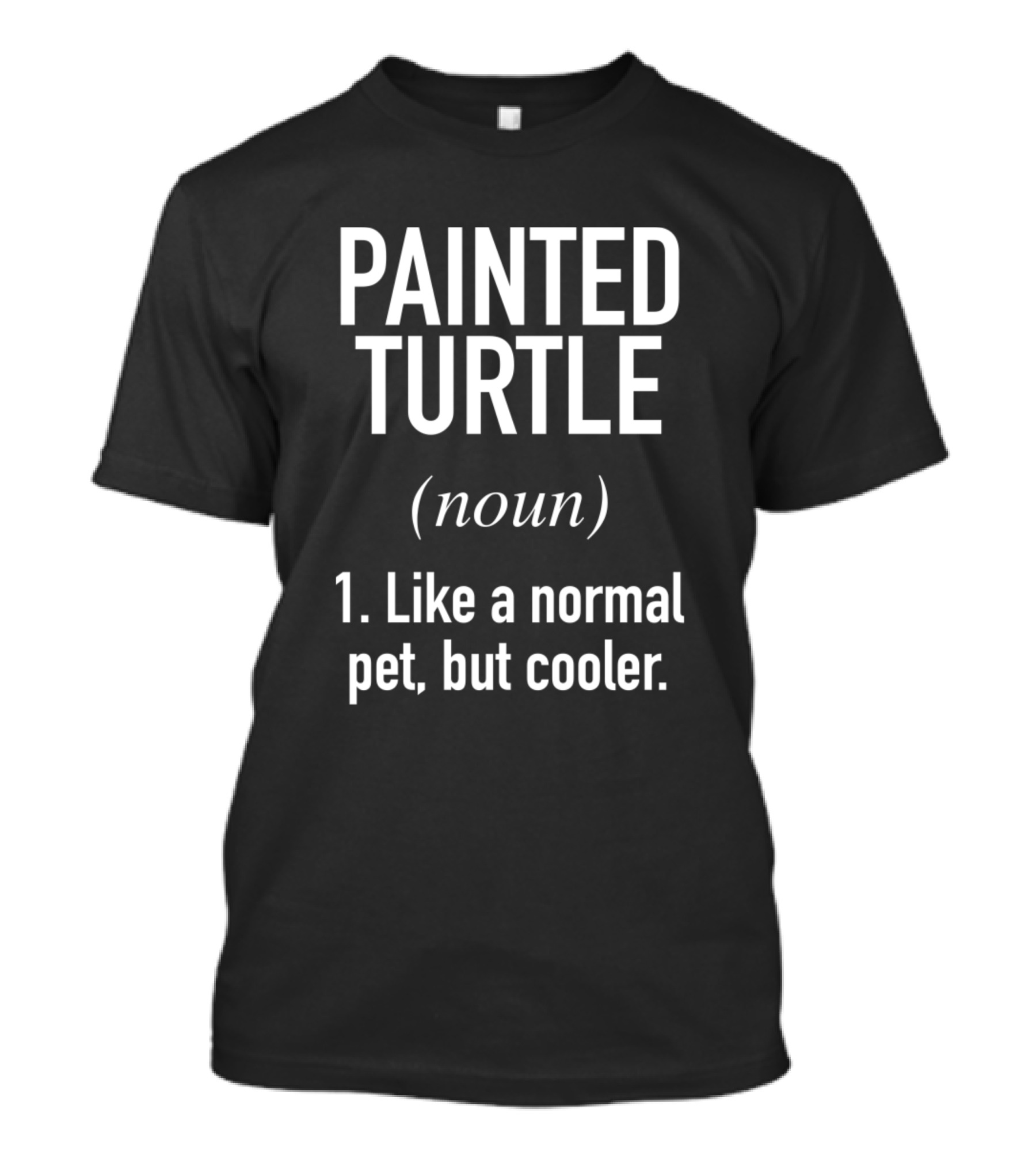 PAINTED TURTLE Noun Like A Normal Pet But Cooler T-Shirt