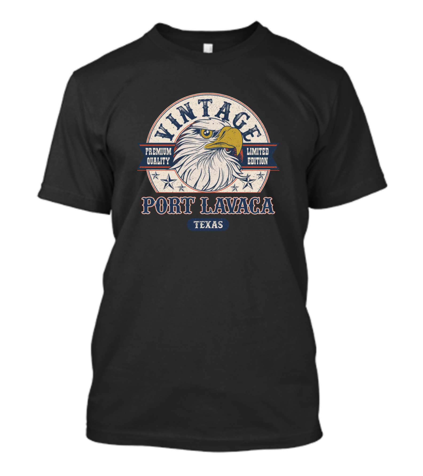 Vintage Port Lavaca Texas Eagle T-Shirt