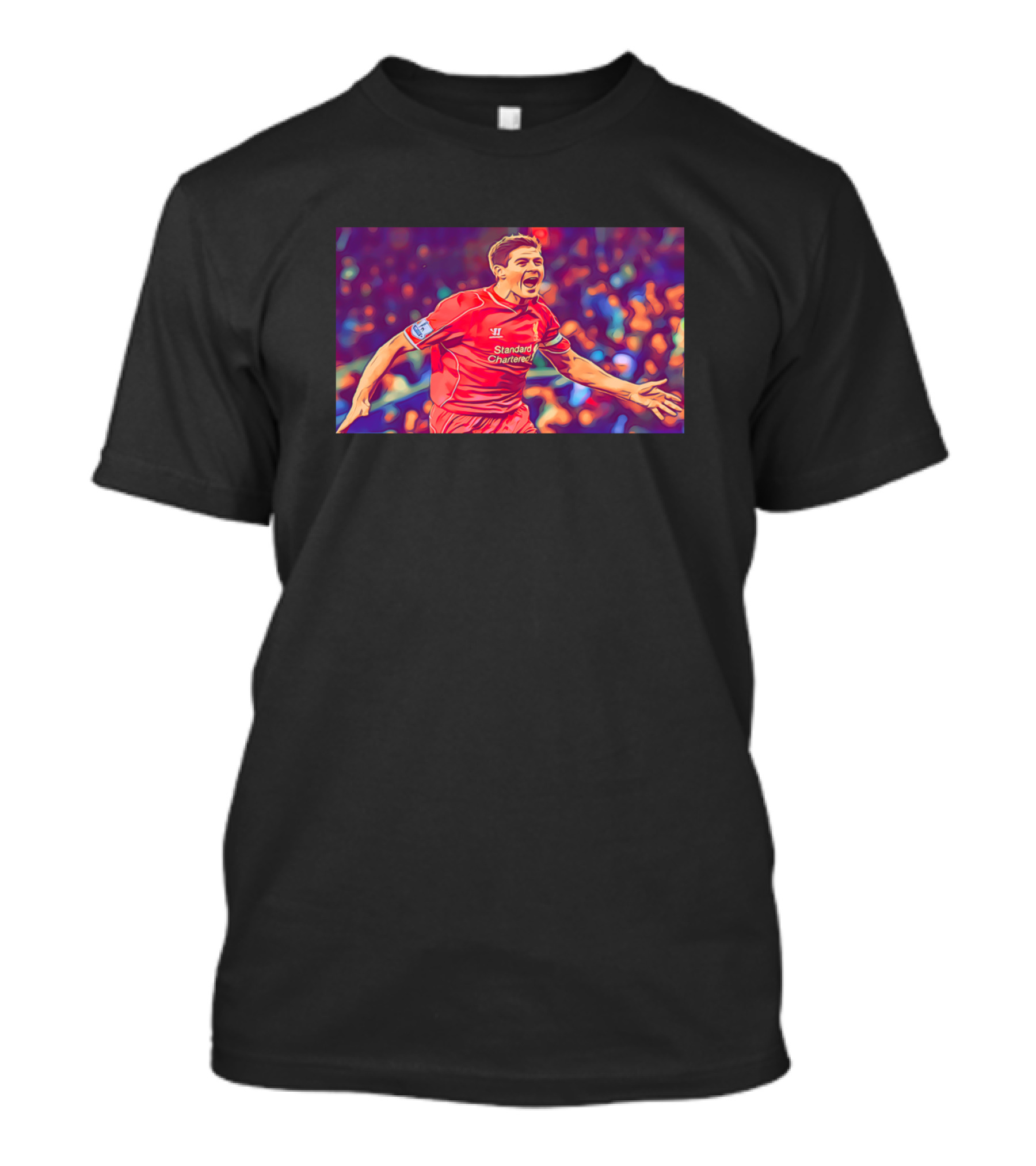 Steven Gerrard Liverpool FC Standard Chartered Captain T-Shirt