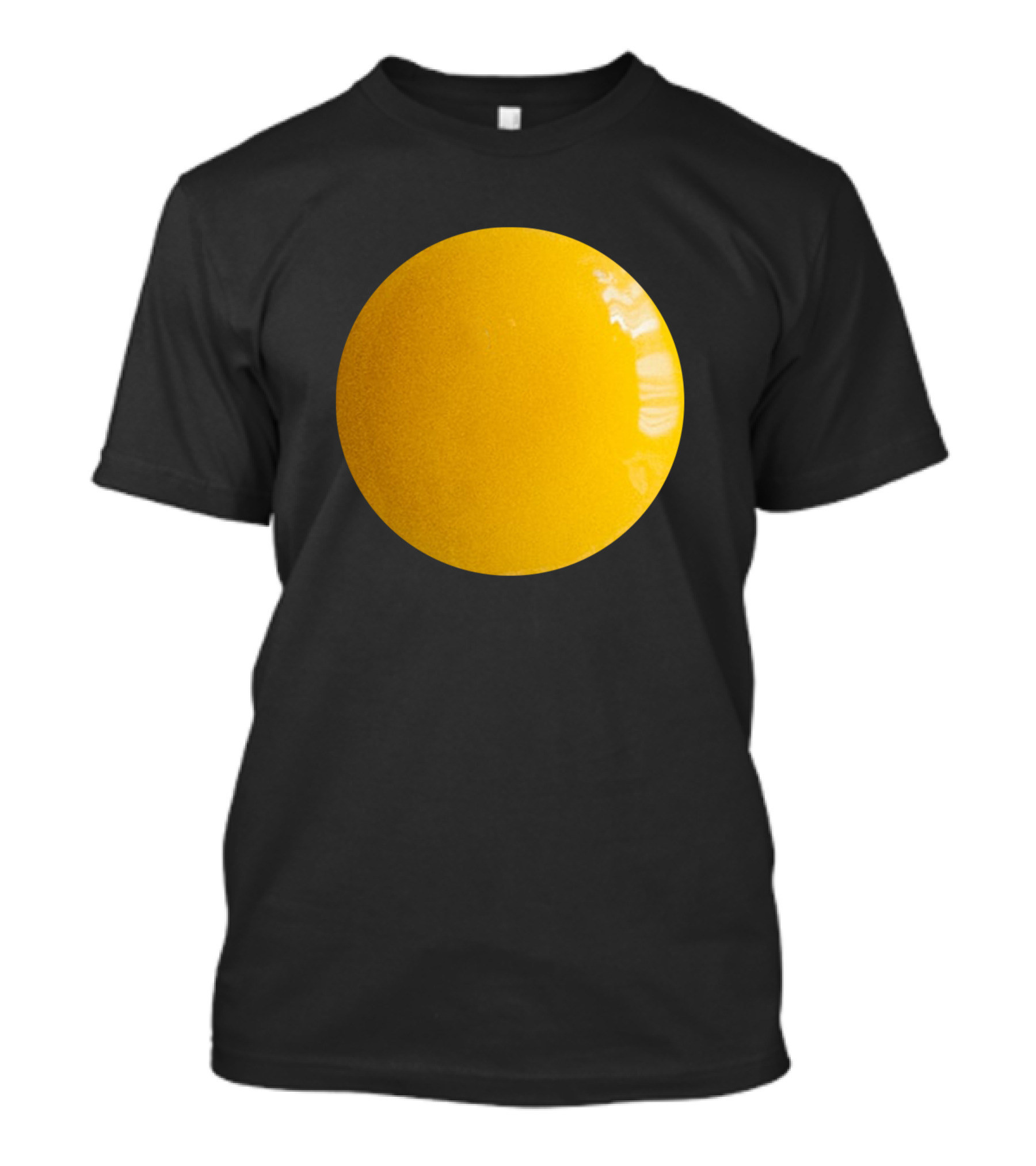 Sunny Side Up Simple Yellow Circle T-Shirt