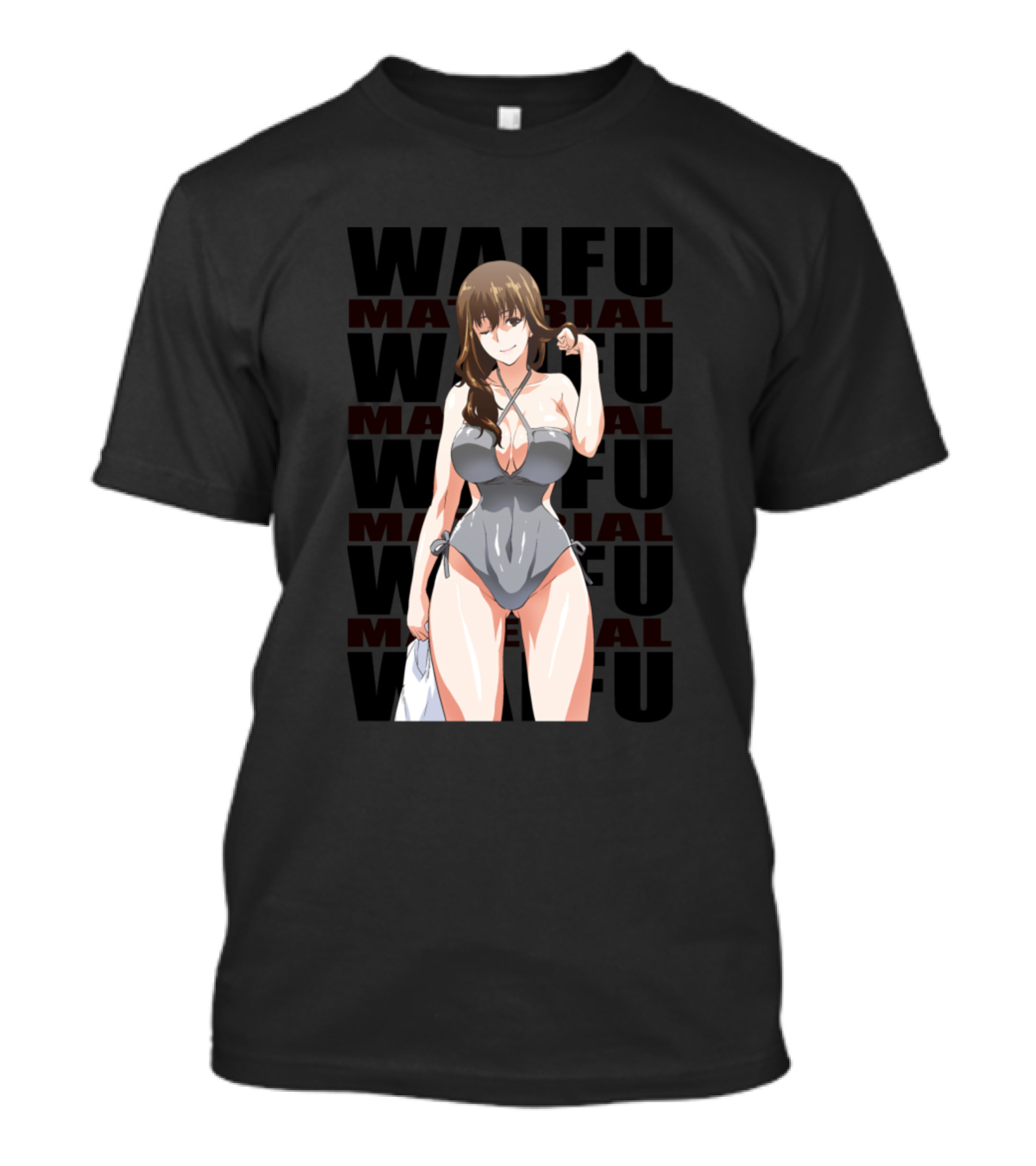 Waifu Material Swimsuit Anime T-Shirt