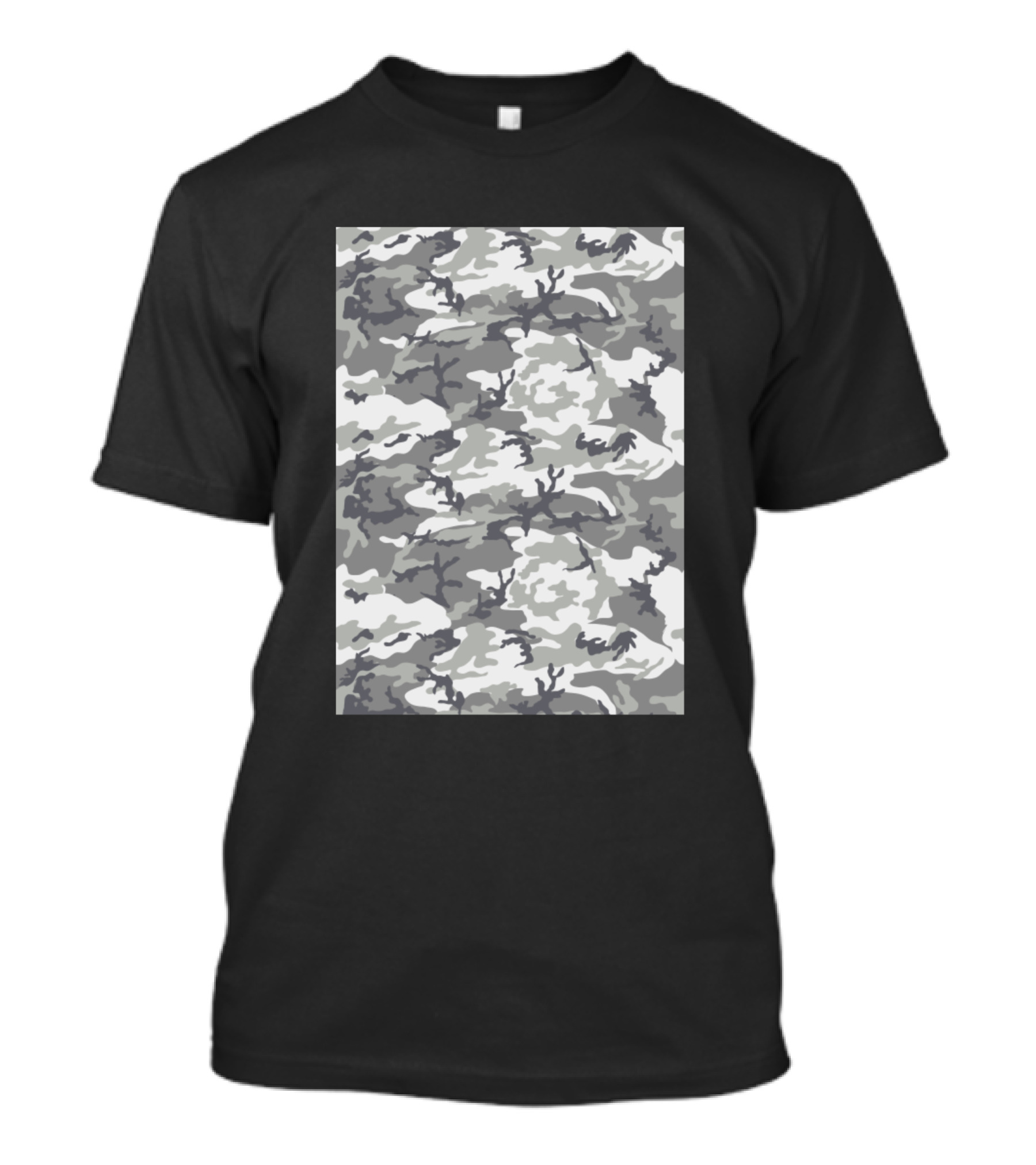 Urban Camo Gray Camouflage T-Shirt