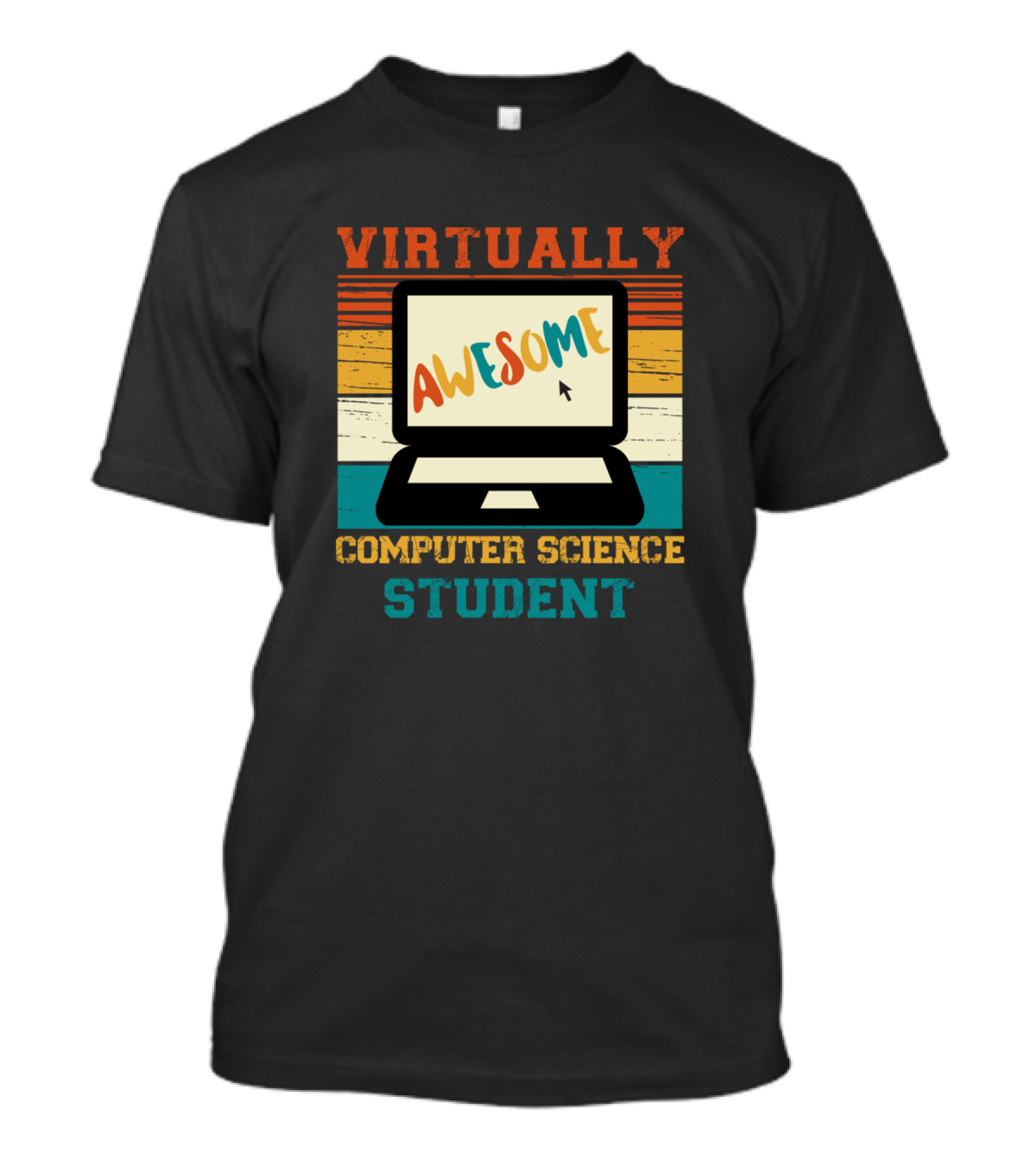 VIRTUALLY AWESOME COMPUTER SCIENCE STUDENT T-Shirt