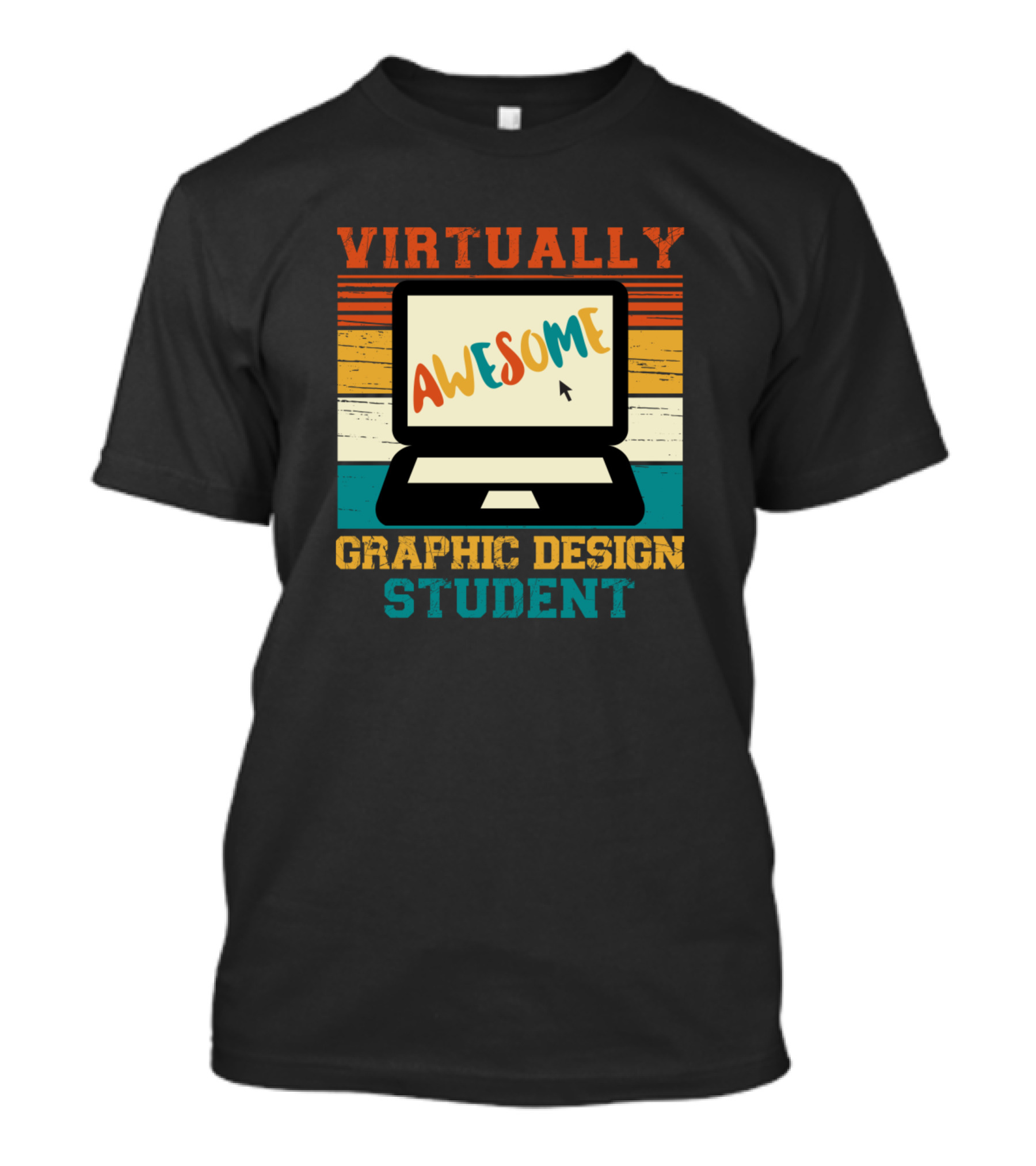 Virtually Awesome Graphic Design Student T-Shirt