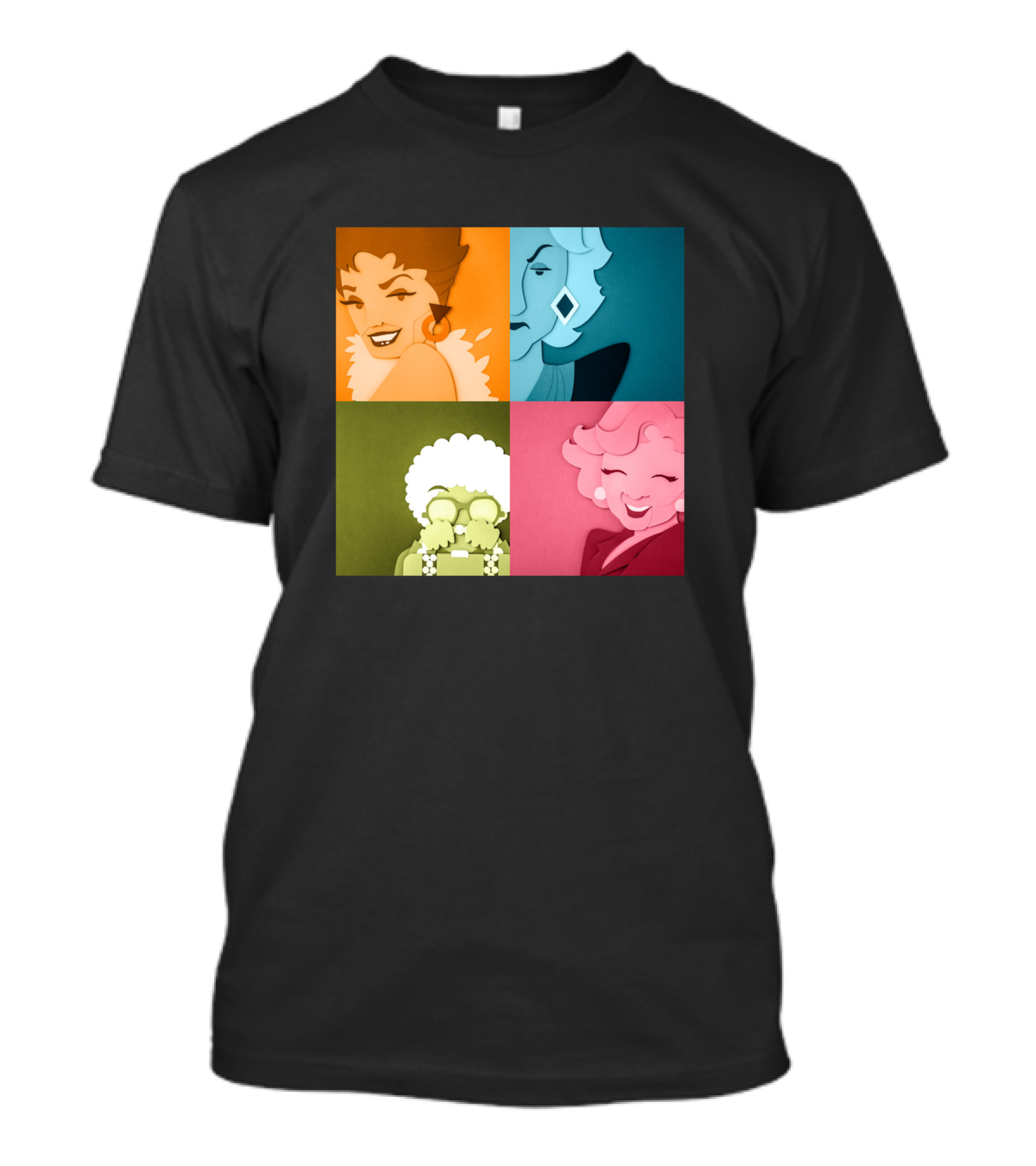 We Are Golden Girls Cartoon Characters Pop T-Shirt