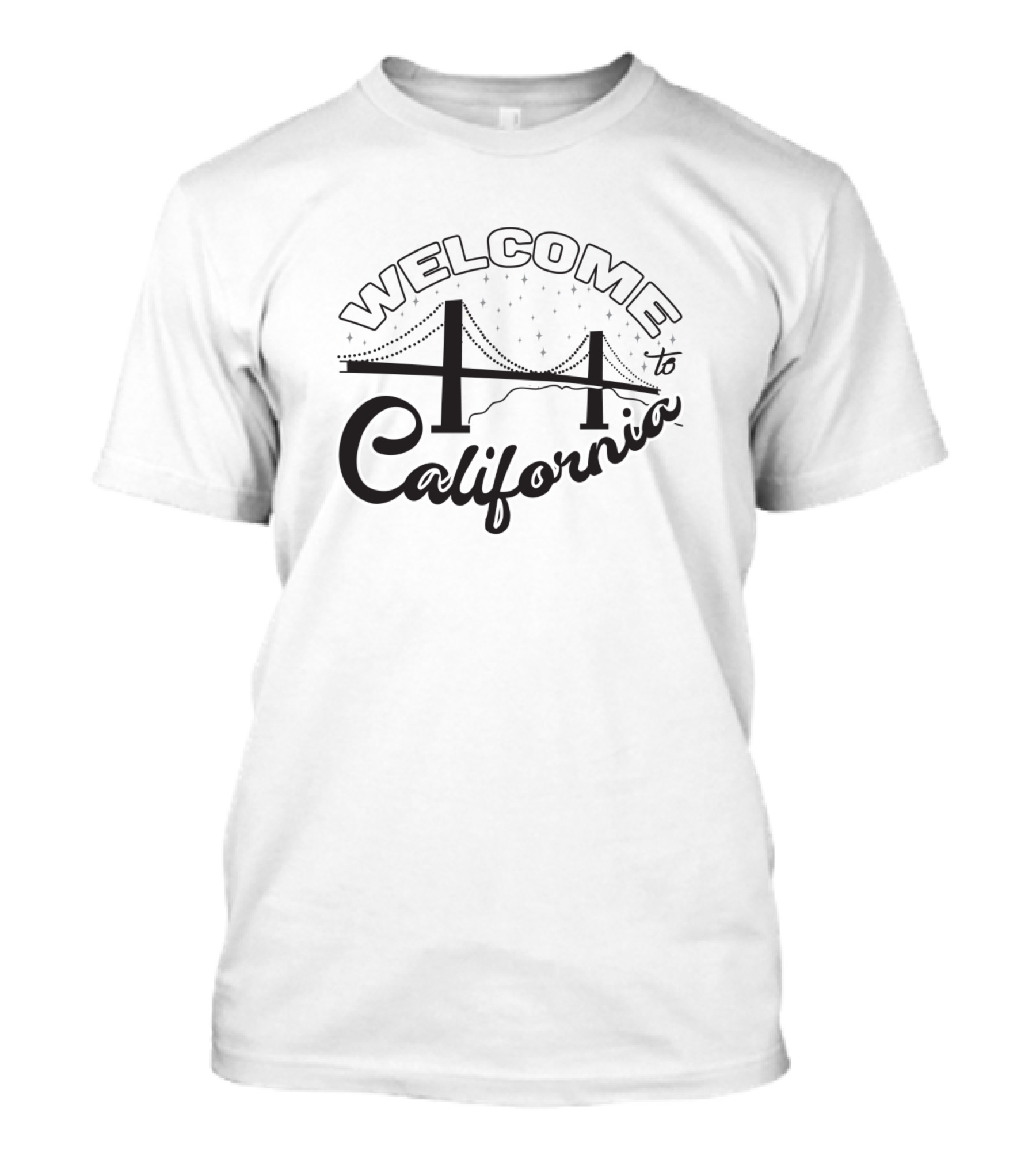 Welcome To California Night Sky T-Shirt