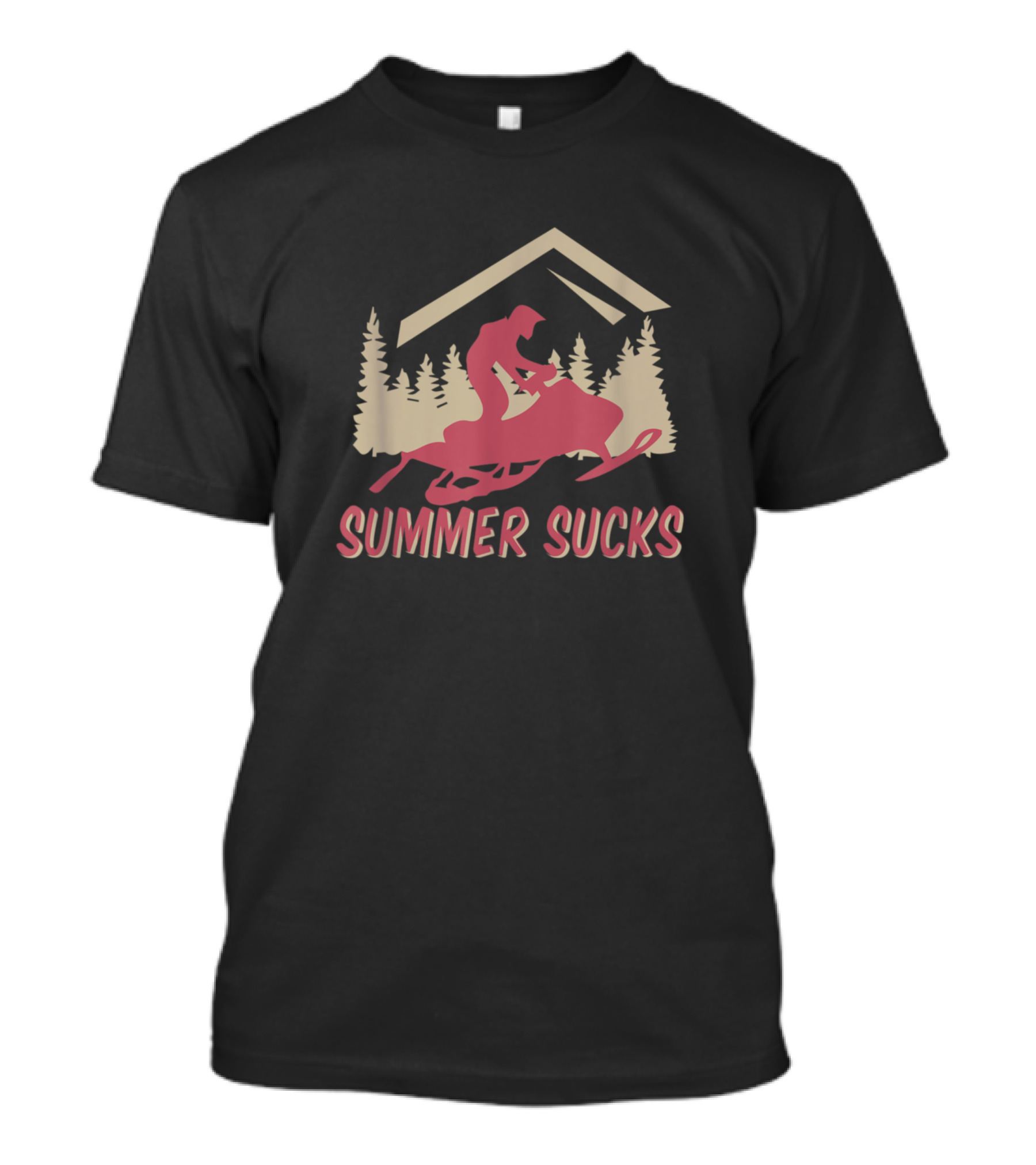 Summer Sucks Winter Great Again Snowmobile Make T-Shirt