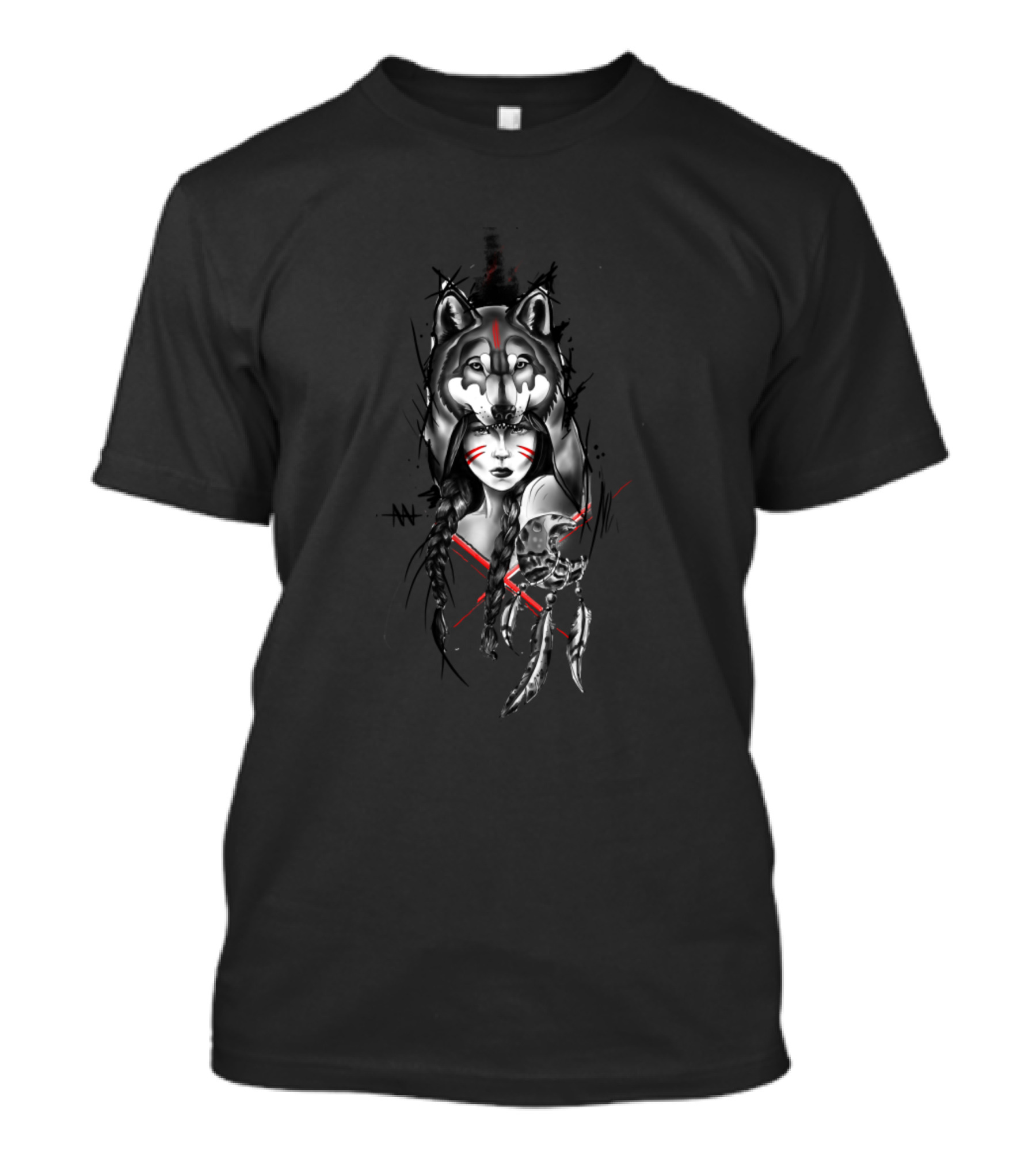 Wolf Wolves Whisperer Wild Life Mandala T-Shirt