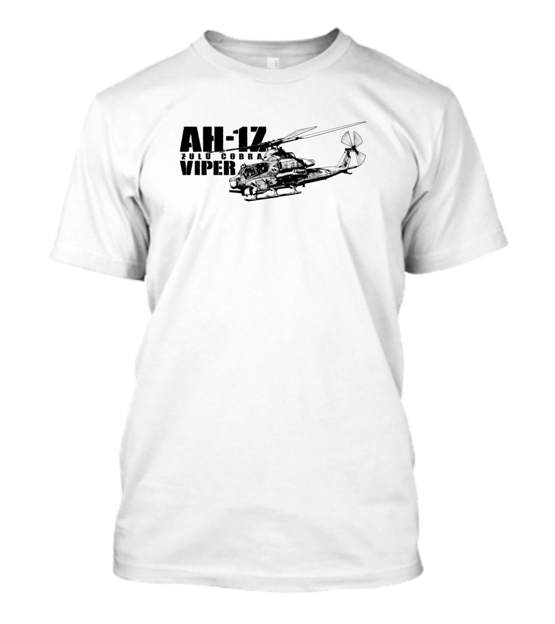 AH-1Z Zulu Cobra Viper Helicopter T-Shirt