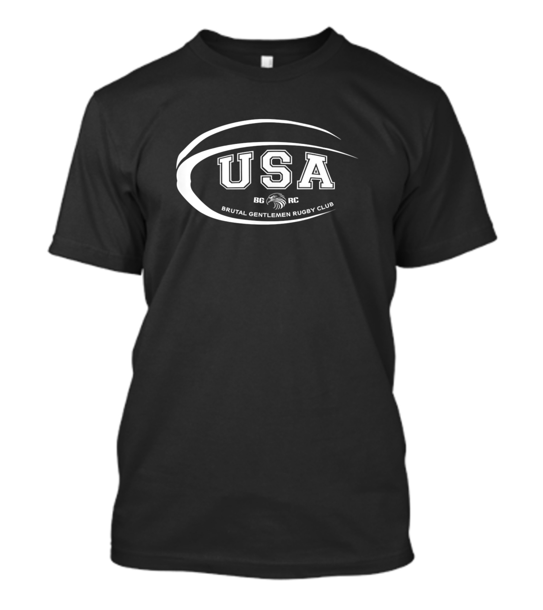 USA Brutal Gentlemen Rugby Club Football Icon BG RC T-Shirt