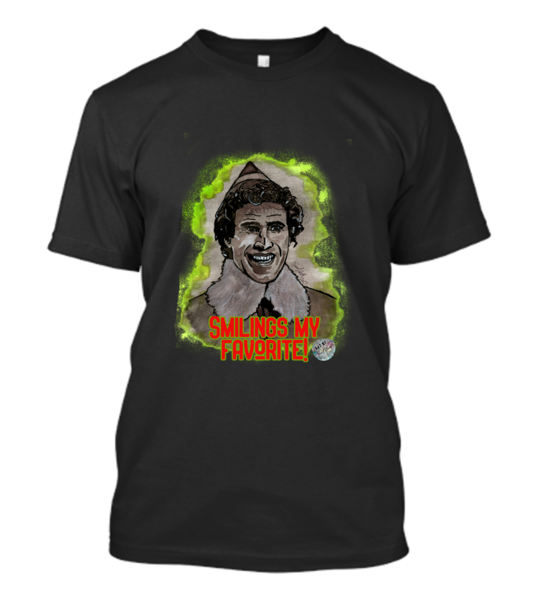 Buddy The Elf Smiling's My Favorite T-Shirt