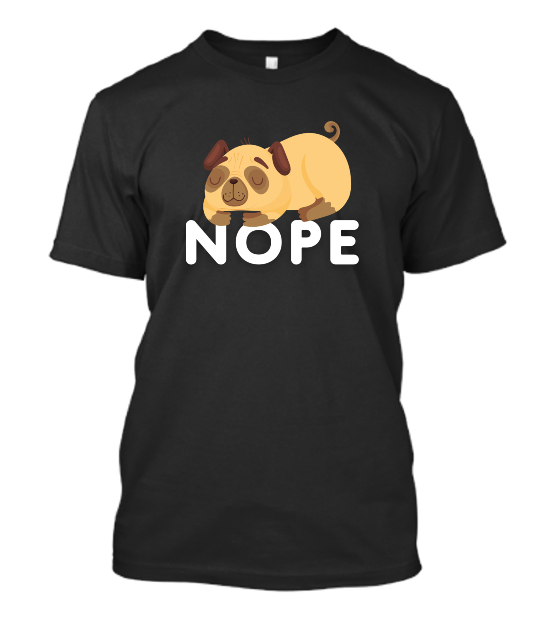 Nope Bulldog T-Shirt
