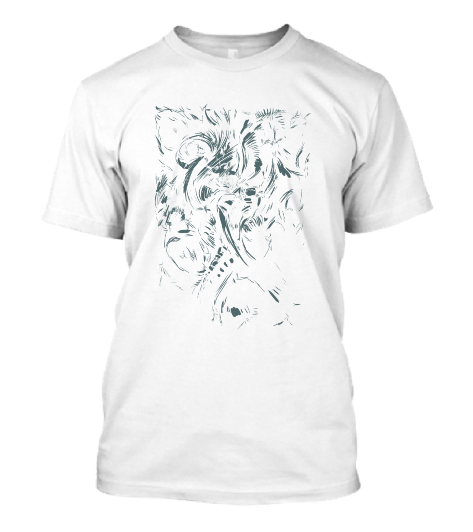 Demon Tribal Gothic Dark Style Mysterious Abstract T-Shirt