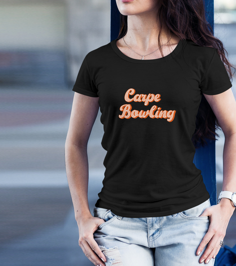 Carpe Bowling Bowlers Skittles Game Sport T-Shirt