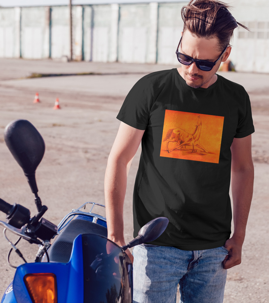 High Resolution Gutted Horse Pablo Picasso Inspired Image T-Shirt