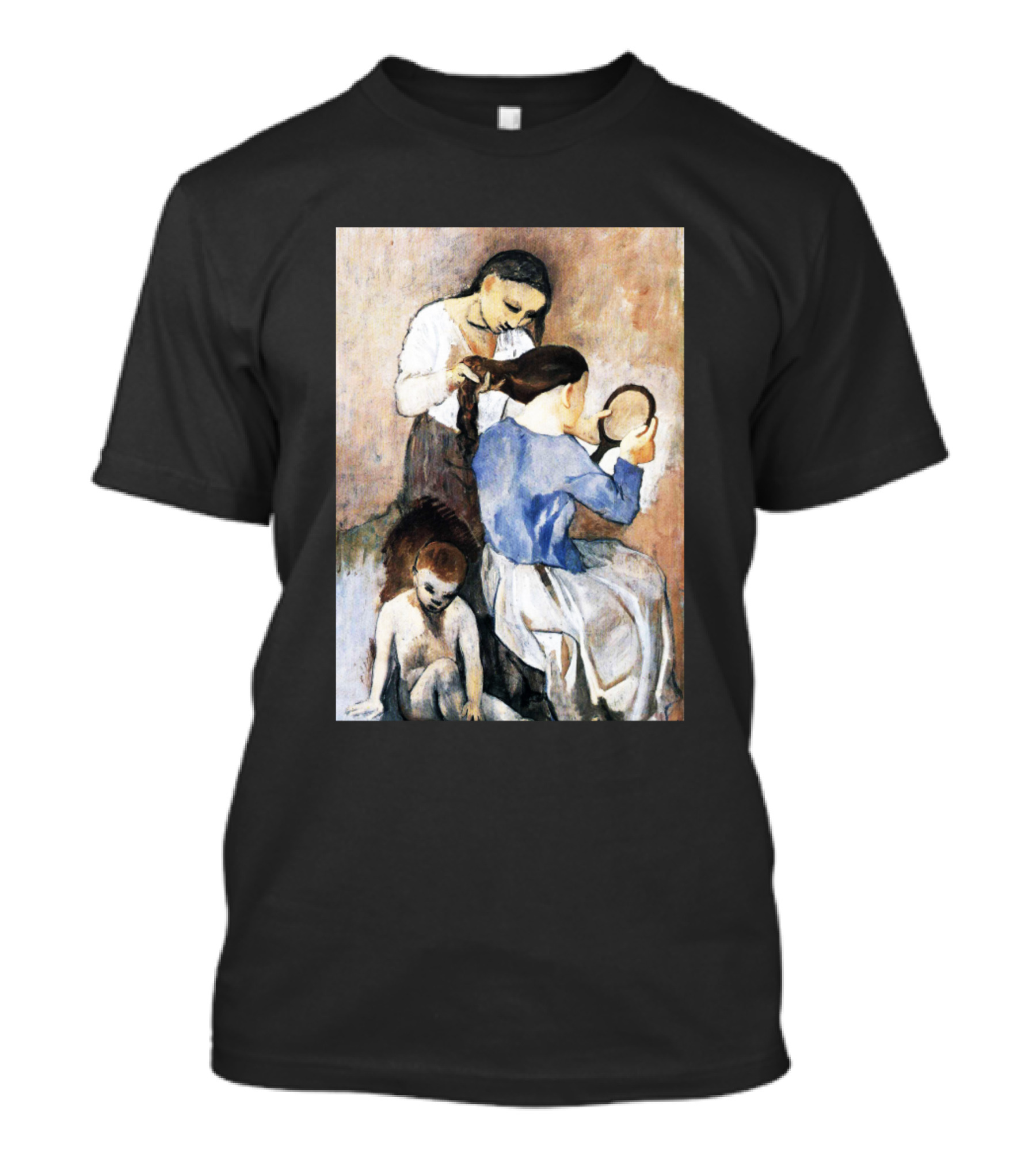 High Resolution Hairdressing Scene Pablo Picasso T-Shirt