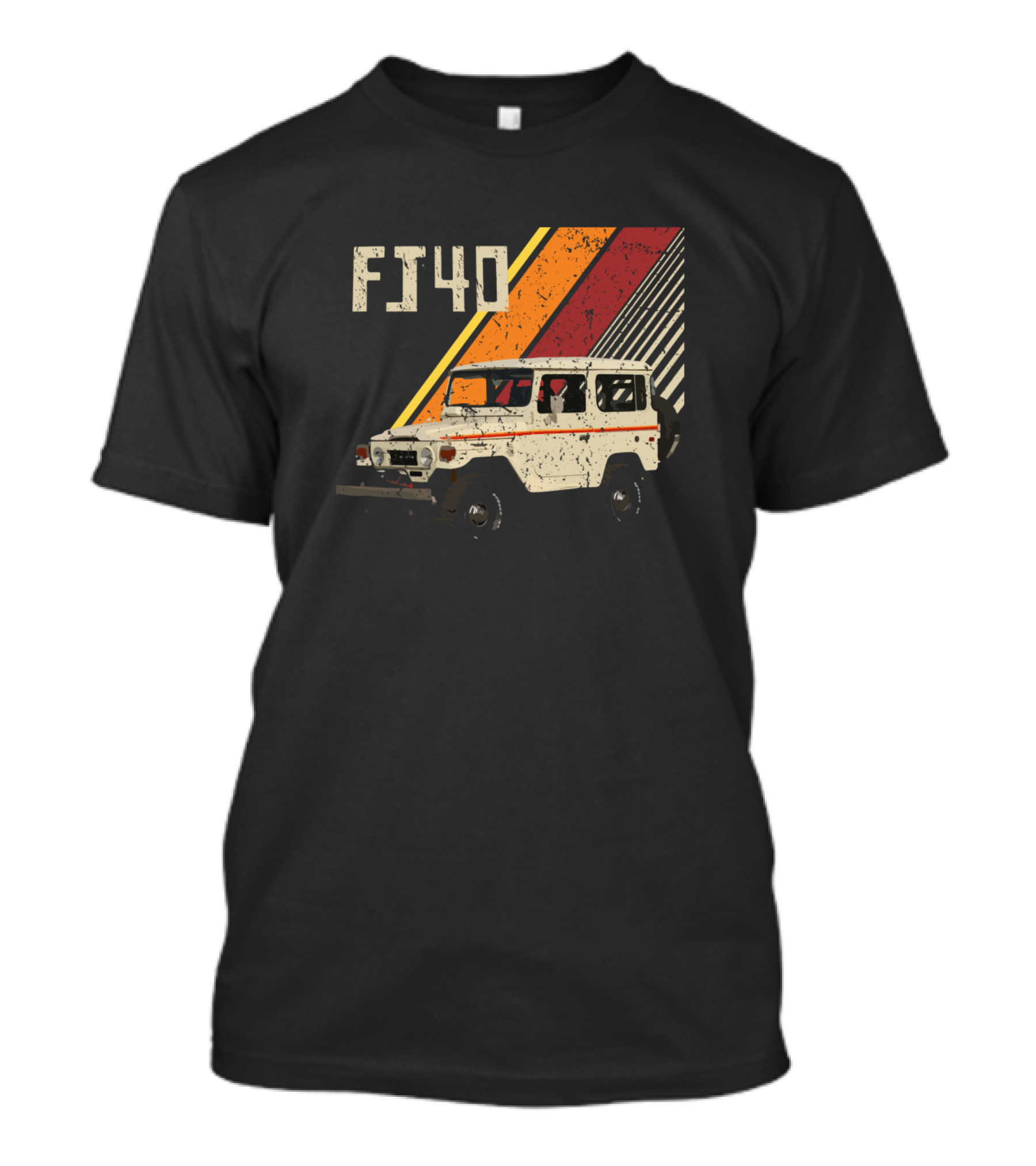 FJ40 Land Cruiser Vintage Off-Road SUV Retro T-Shirt