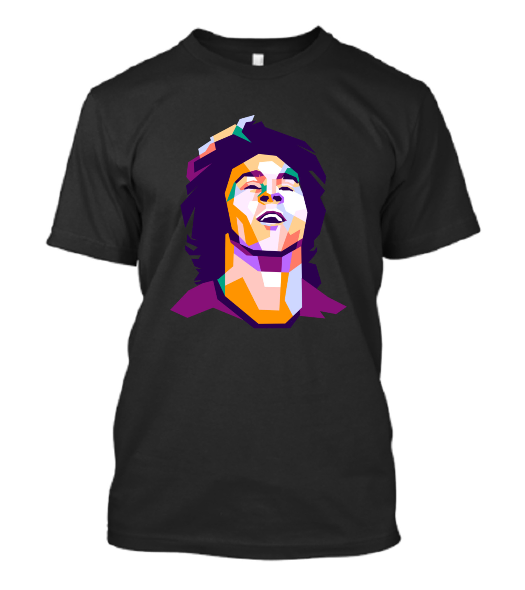 Lionel Messi Colorful Geometric T-Shirt