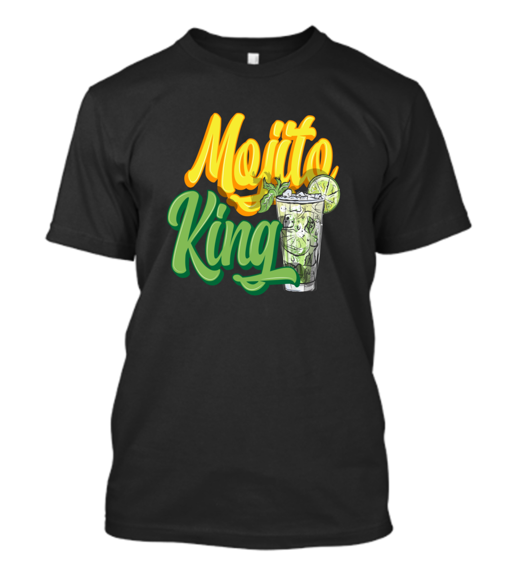 Mojito King Iconic Lime Cocktail Fusion T-Shirt