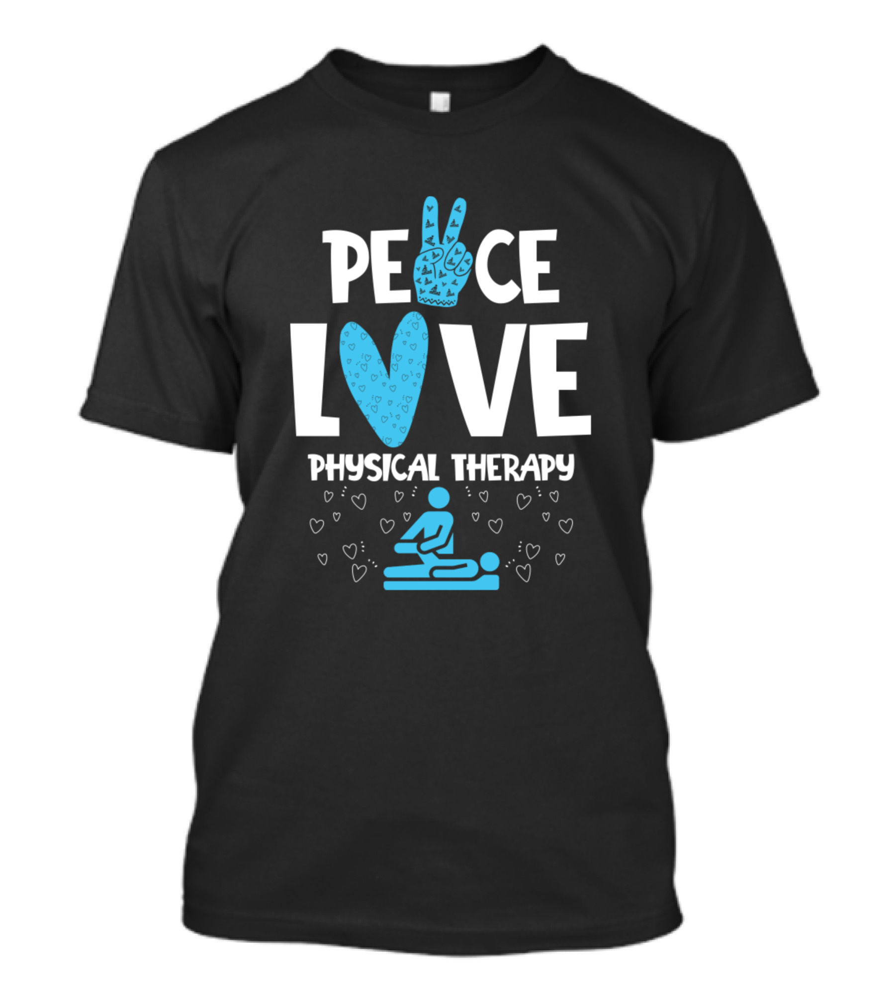 Peace Love Physical Therapy Month T-Shirt