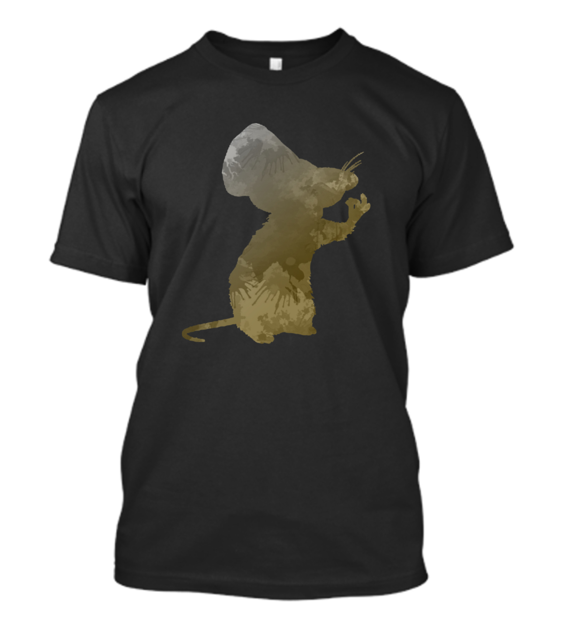 Rat Inspired Silhouette Chef Hat T-Shirt