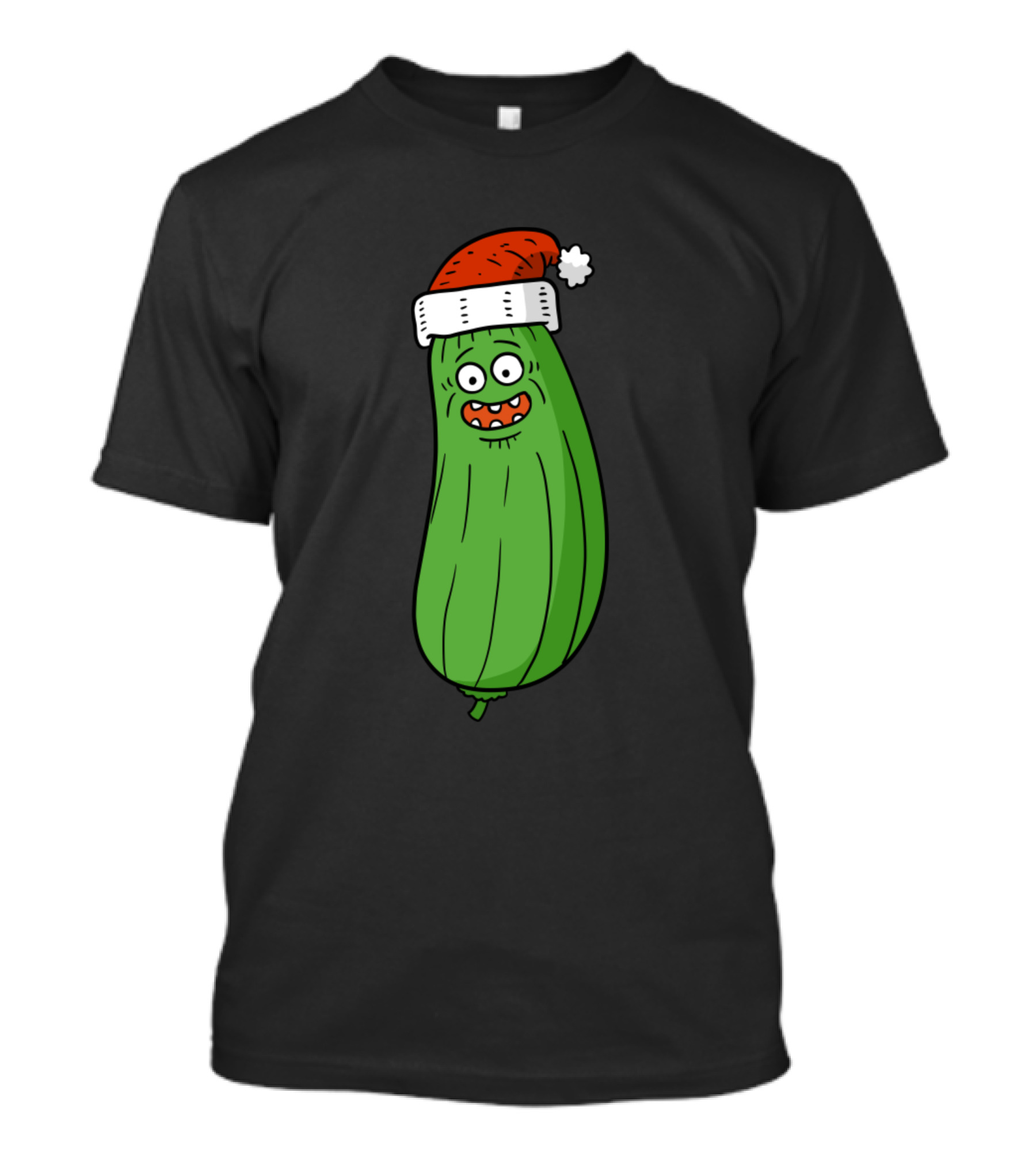 Santa Pickle Rick Holiday Fun T-Shirt
